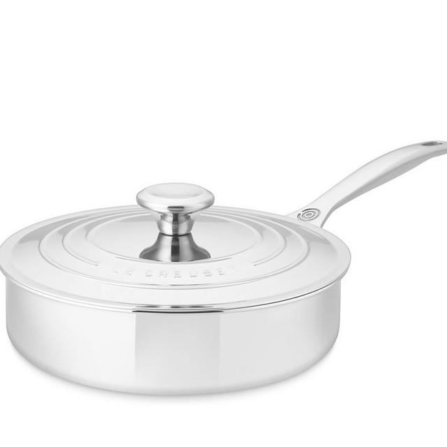Le Creuset Stainless-Steel Sauté Pan, 3-Qt.
