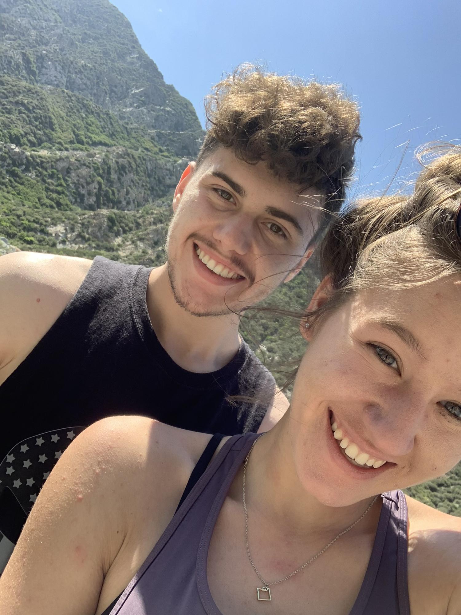 May, 2020 - After freshman year being cut short, I went to visit Damon! We spent time enjoying California with his family, and said I love you to each other just before leaving for two more months❤️