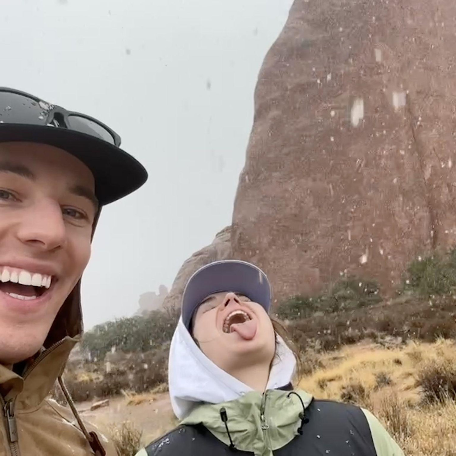 First snow of the year in Arches National Park!