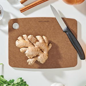 Epicurean Kitchen Series Cutting Board, 8" × 6", Nutmeg, 3.2 Pounds