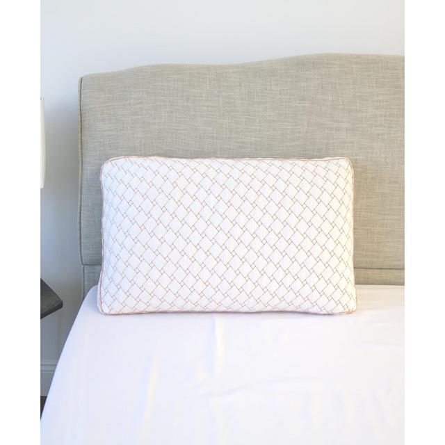 Wellness by SensorGel Supportive Memory Foam Cluster Pillow with Copper-Infused Cover - Standard