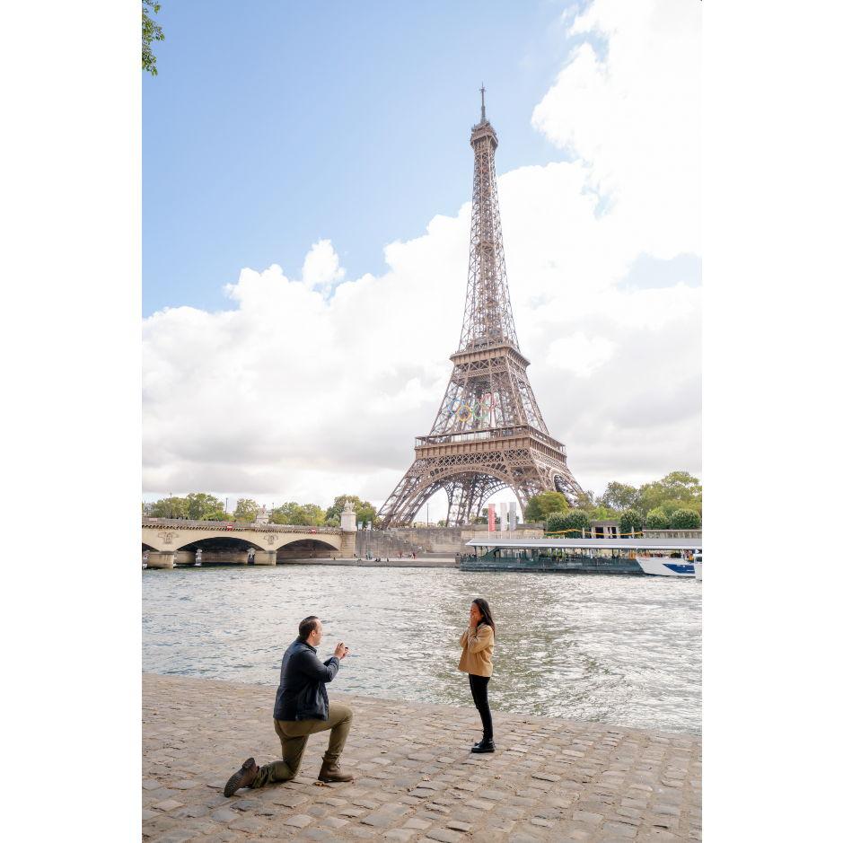Two years, 10 months, and 2 days after that first date, Seth proposed to Shanae while on their family vacation to Europe. 09-13-24