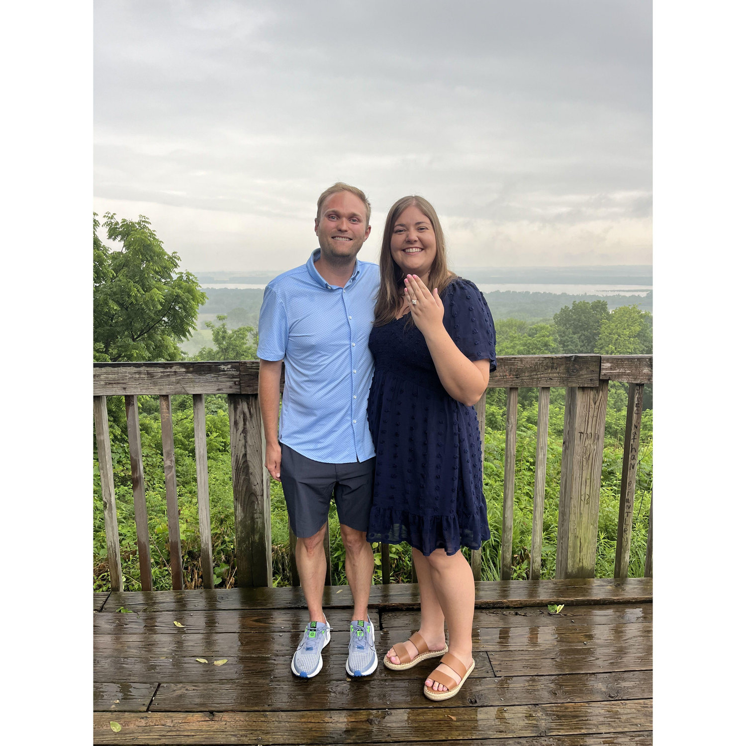 Macey's Maid of Honor, Grace, was there to take pictures!