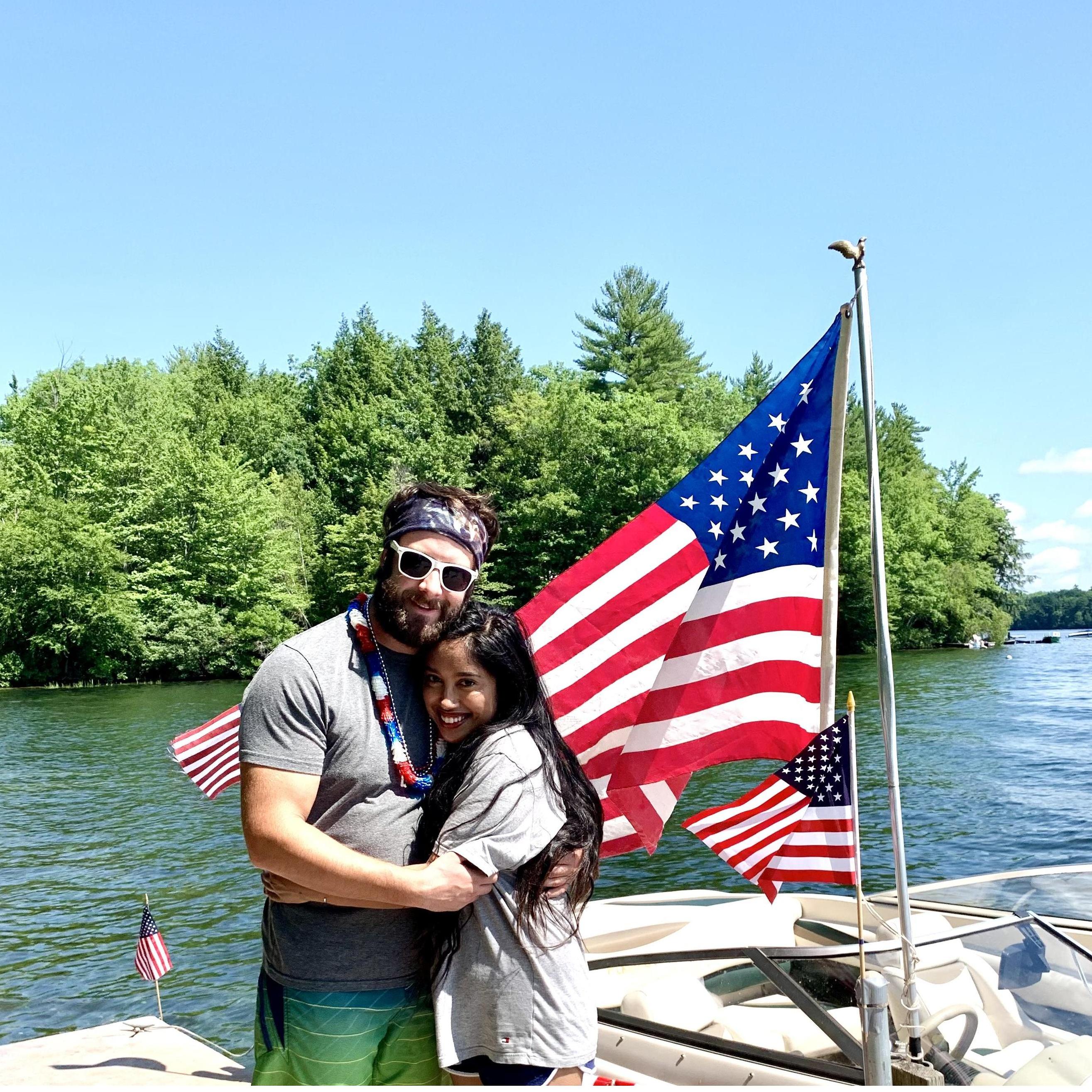 4th of July at the lake house.