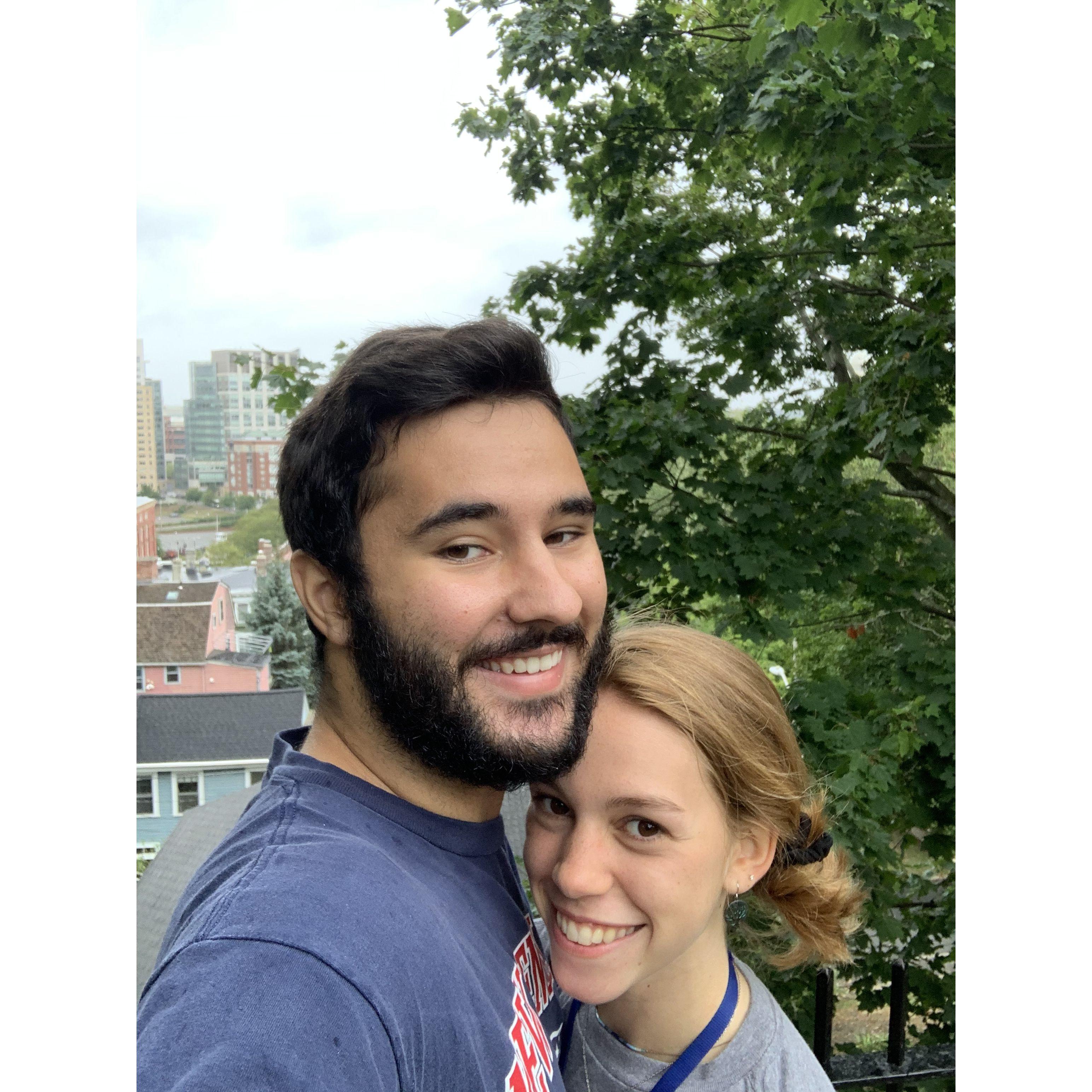 Hanging out at Prospect Terrace in Providence