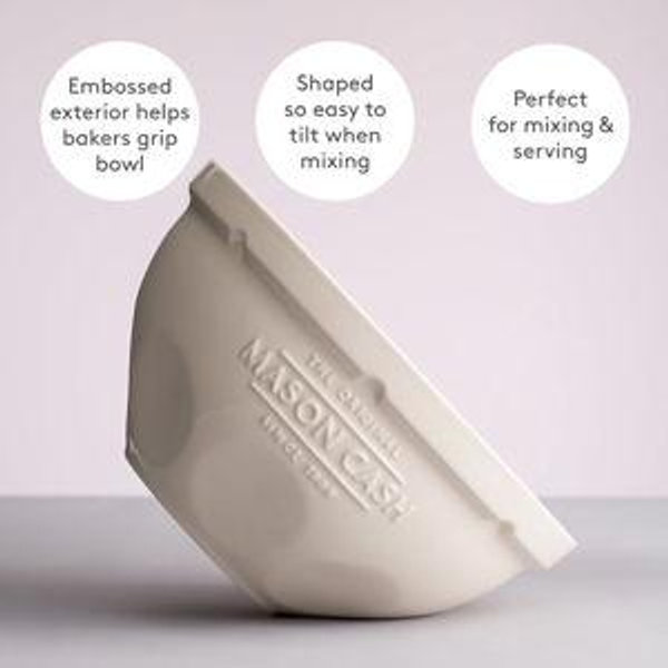 Mason Cash | Innovative Kitchen Grip Stand Mixing Bowl - 5.28 Quart