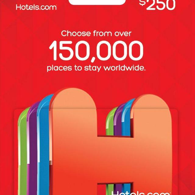 Hotels.com Gift Card $250