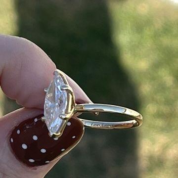 My engagement ring Sam engraved with "Eaves Forever" <3