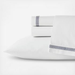 Veiled Bouquet Percale Fitted Sheet