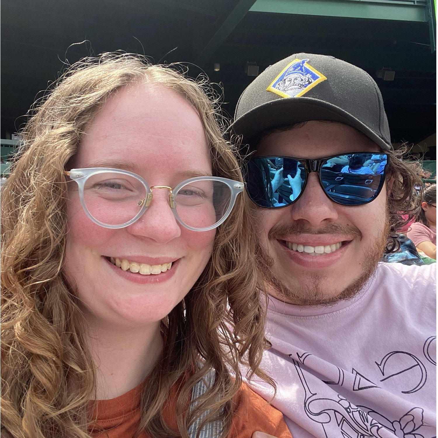 Our first Tincaps game, shortly after we moved to Fort Wayne!