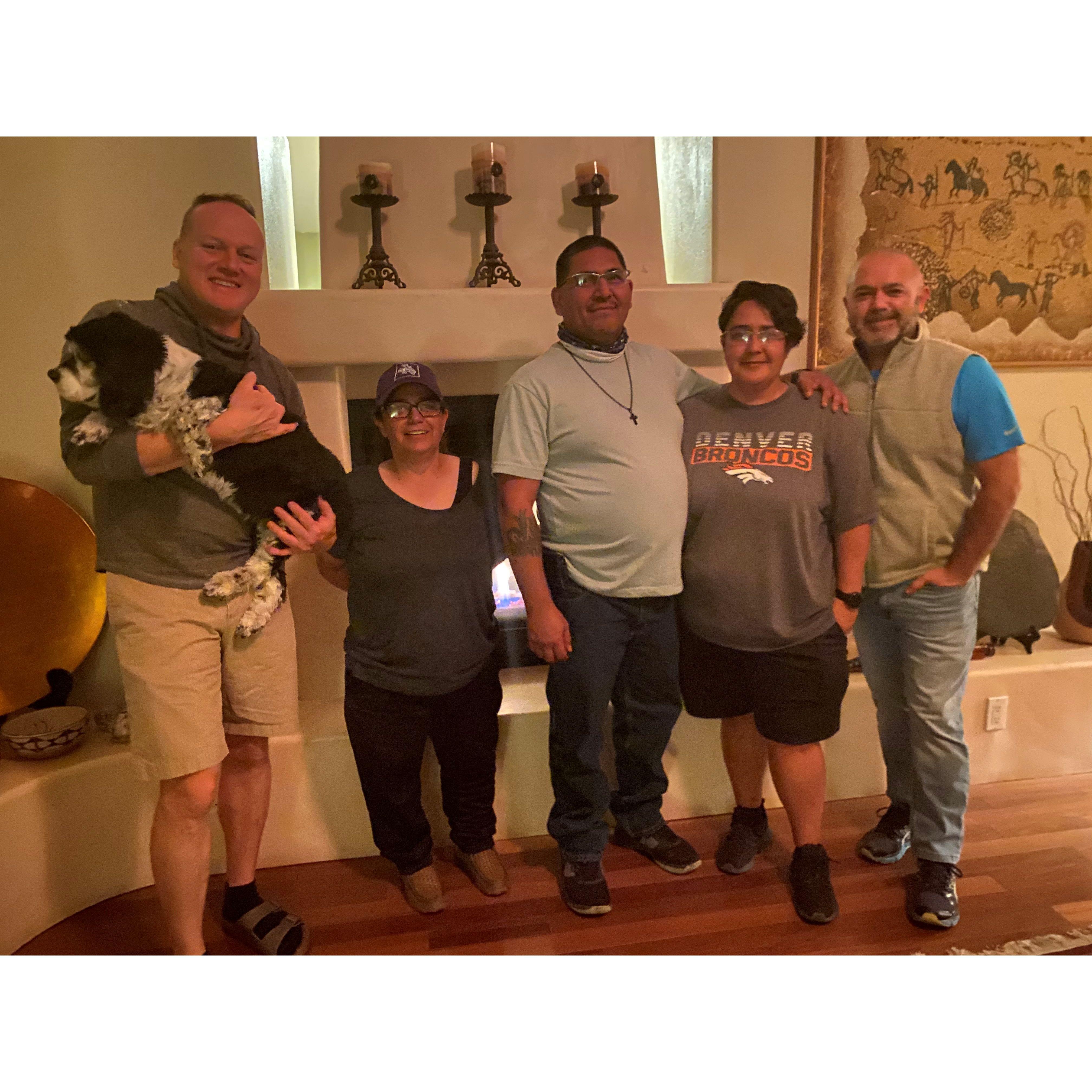 Dinner at Roland's with Joseph's family Nov. 2020