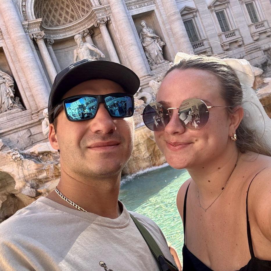 Dream Vacation the summer before our engagement. We went to Italy and Greece.