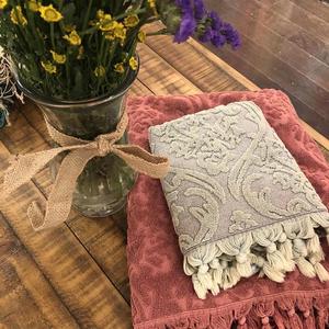100% Turkish organic Cotton Jacquard luxury hand\face towel(35"*18")