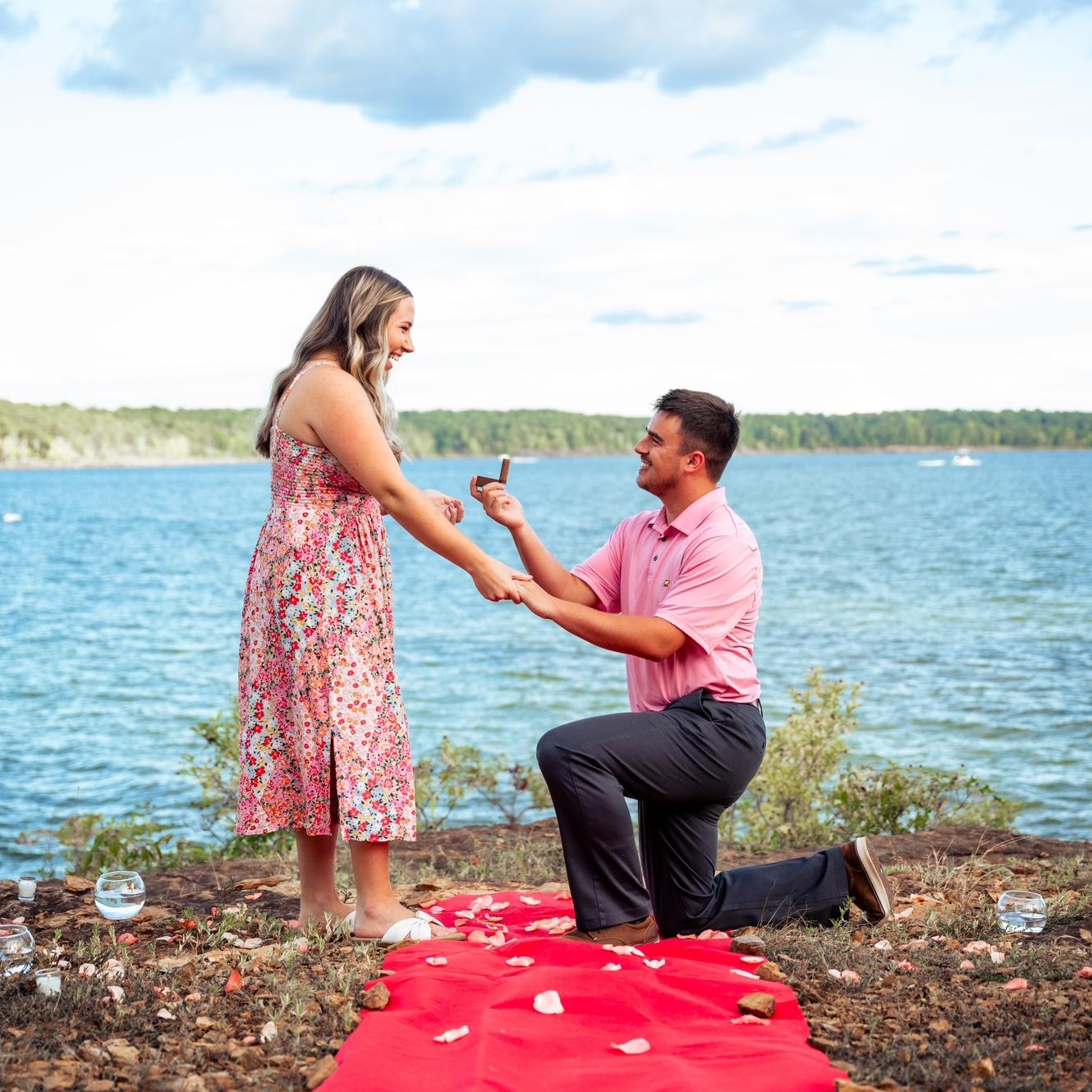 Macie said "yes" at Greer's Ferry Lake. This place is so special to us!