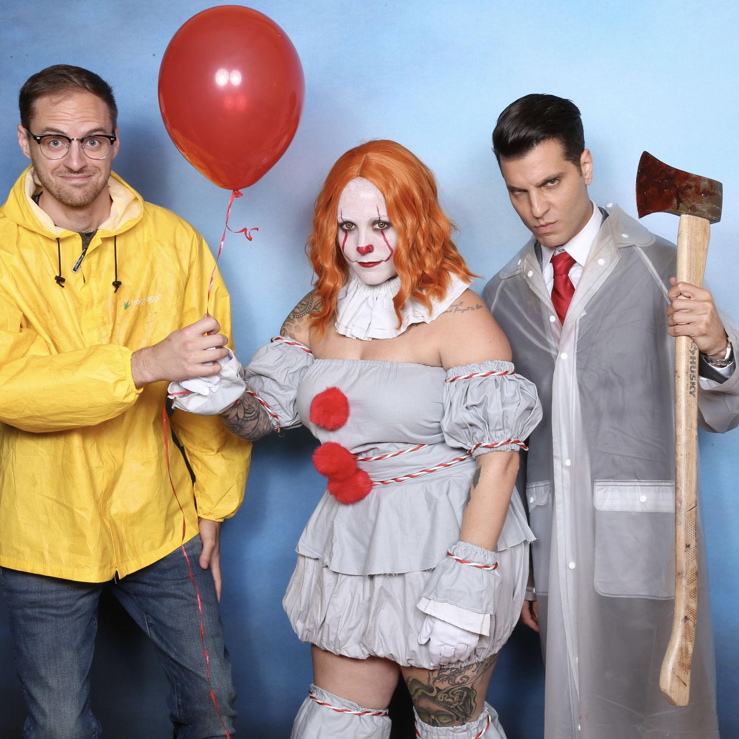 IT was our first horror con! A slashing good time.