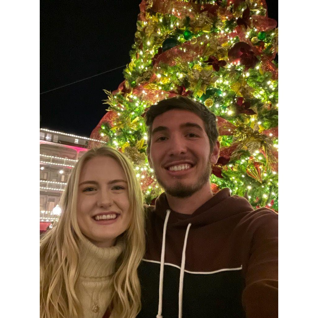 The first photo we took together.