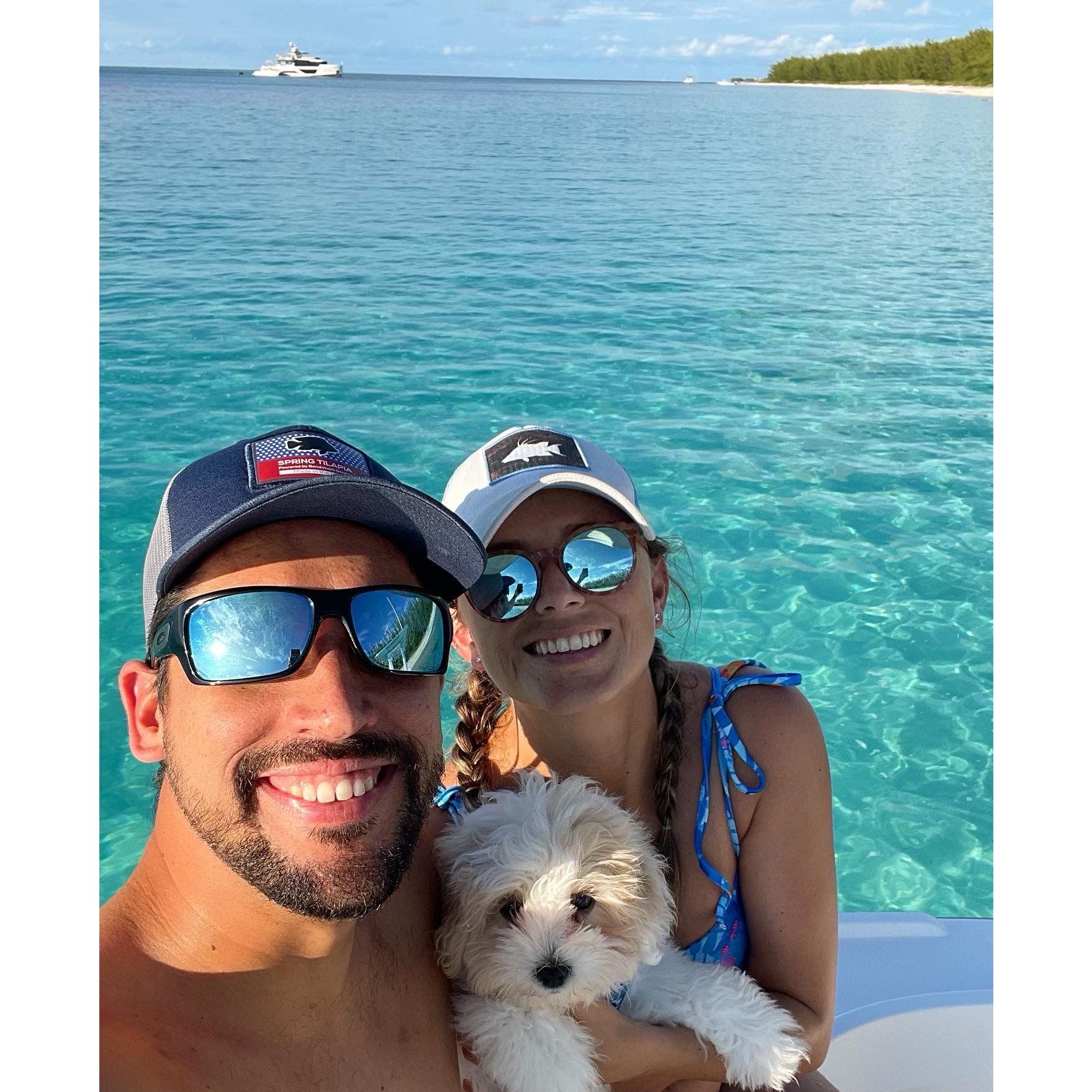 Stoli's first beach day - May 2023