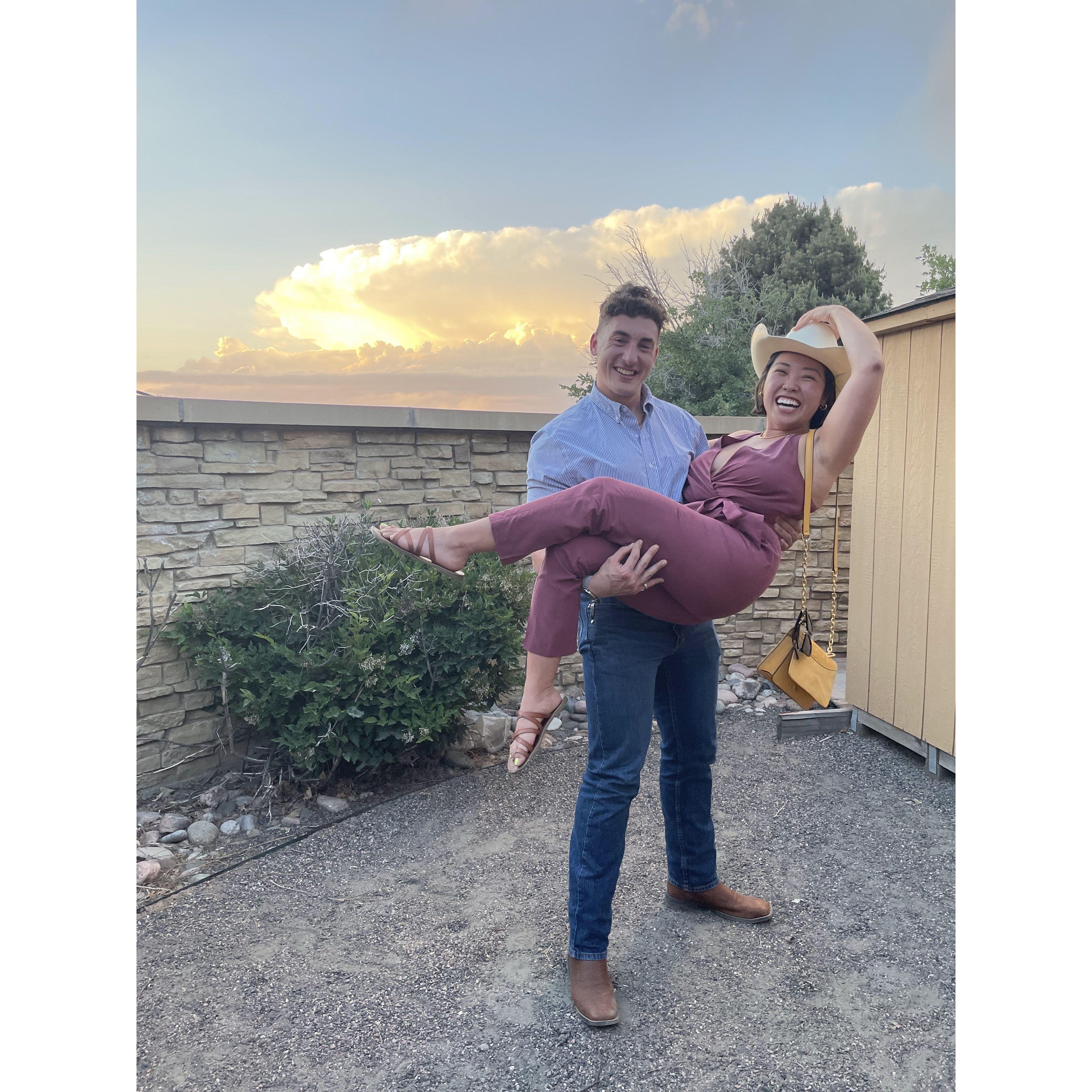 Will and G's welcome dinner 2022