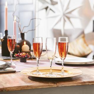 Atlas Champagne Flute, Set of 4