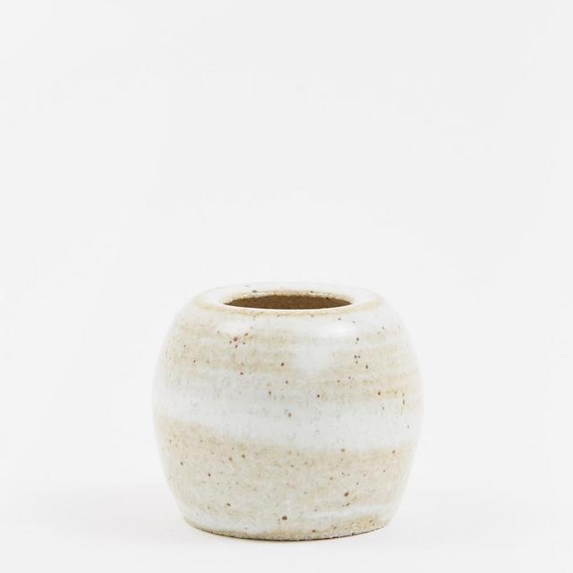 Some Two Pottery Ceramic Candleholder - Sand