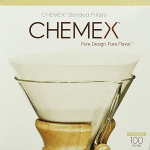 Chemex Coffee Maker - Chemex Bonded Coffee Filters, Circle, 100ct