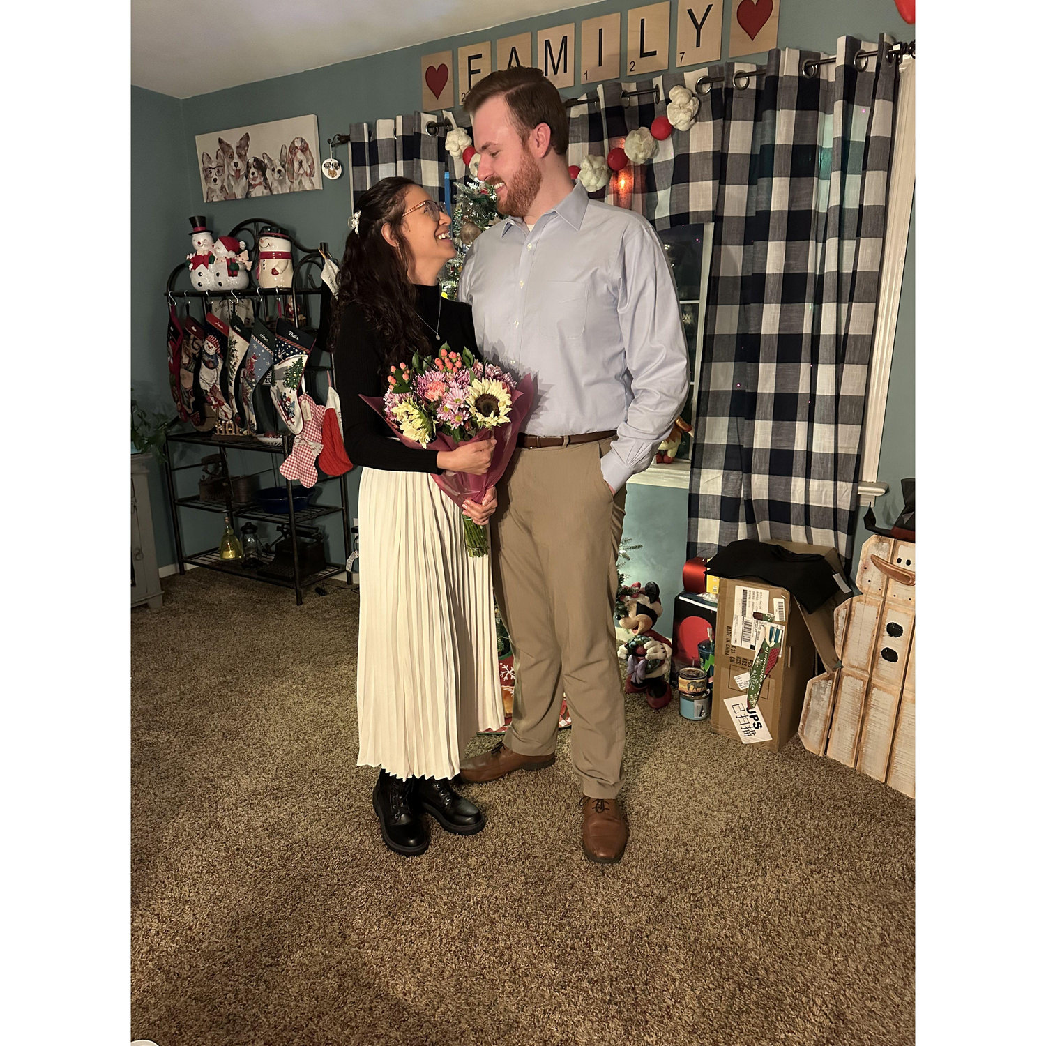 Celebrating our first anniversary.