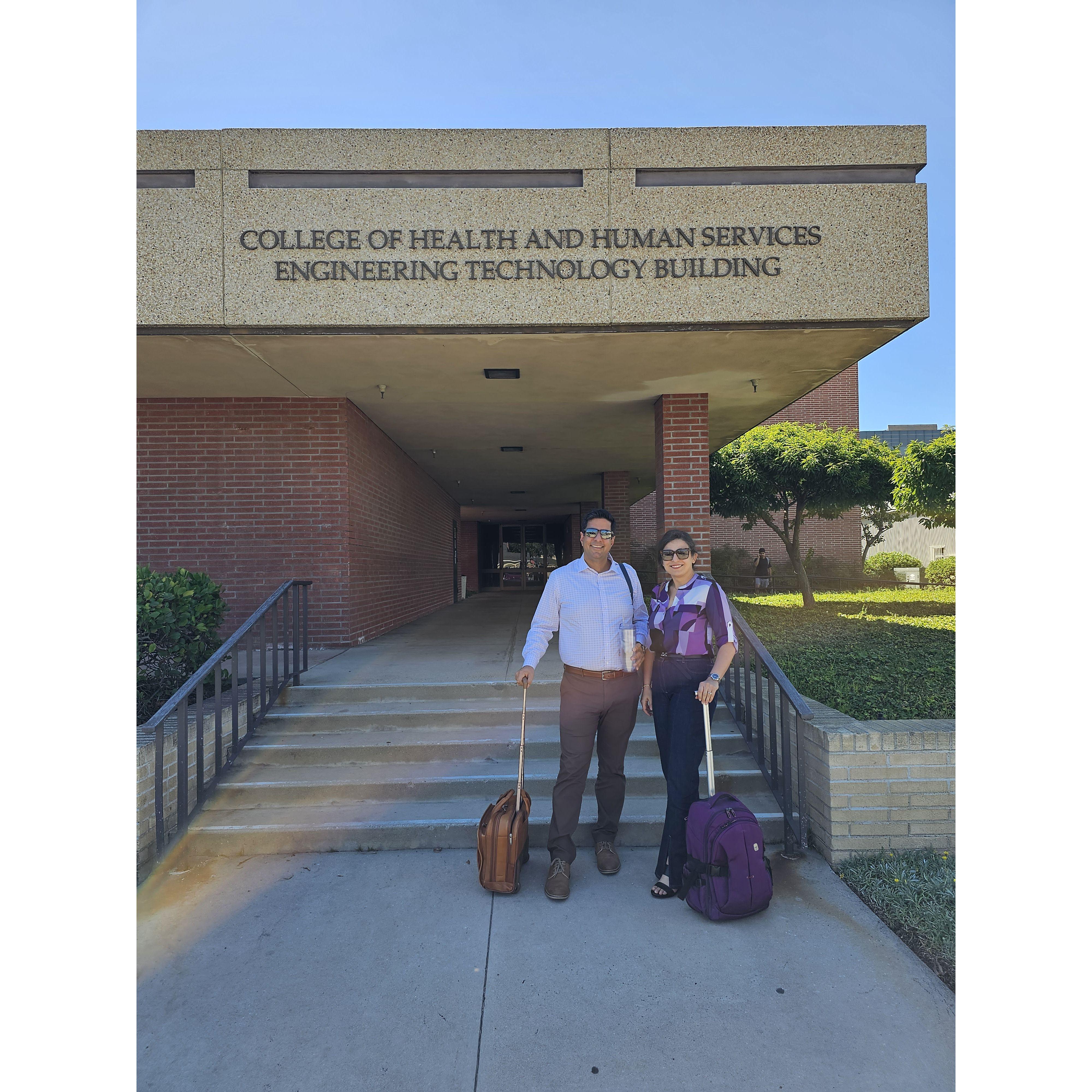 First day of the Fall Semester 2023 at Cal State Long Beach