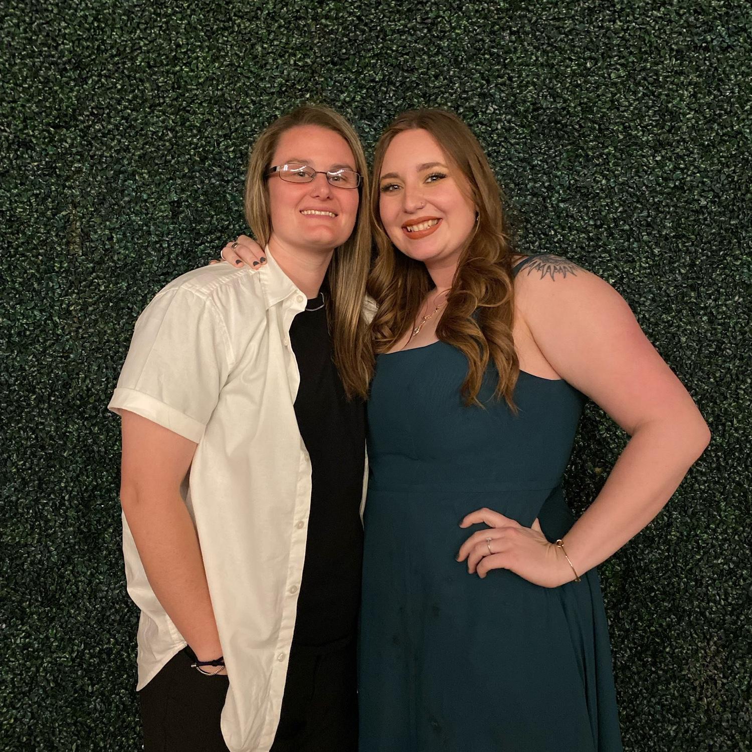 We love that we will be our forever wedding dates ~ and mannn do we dress up nice together!😉