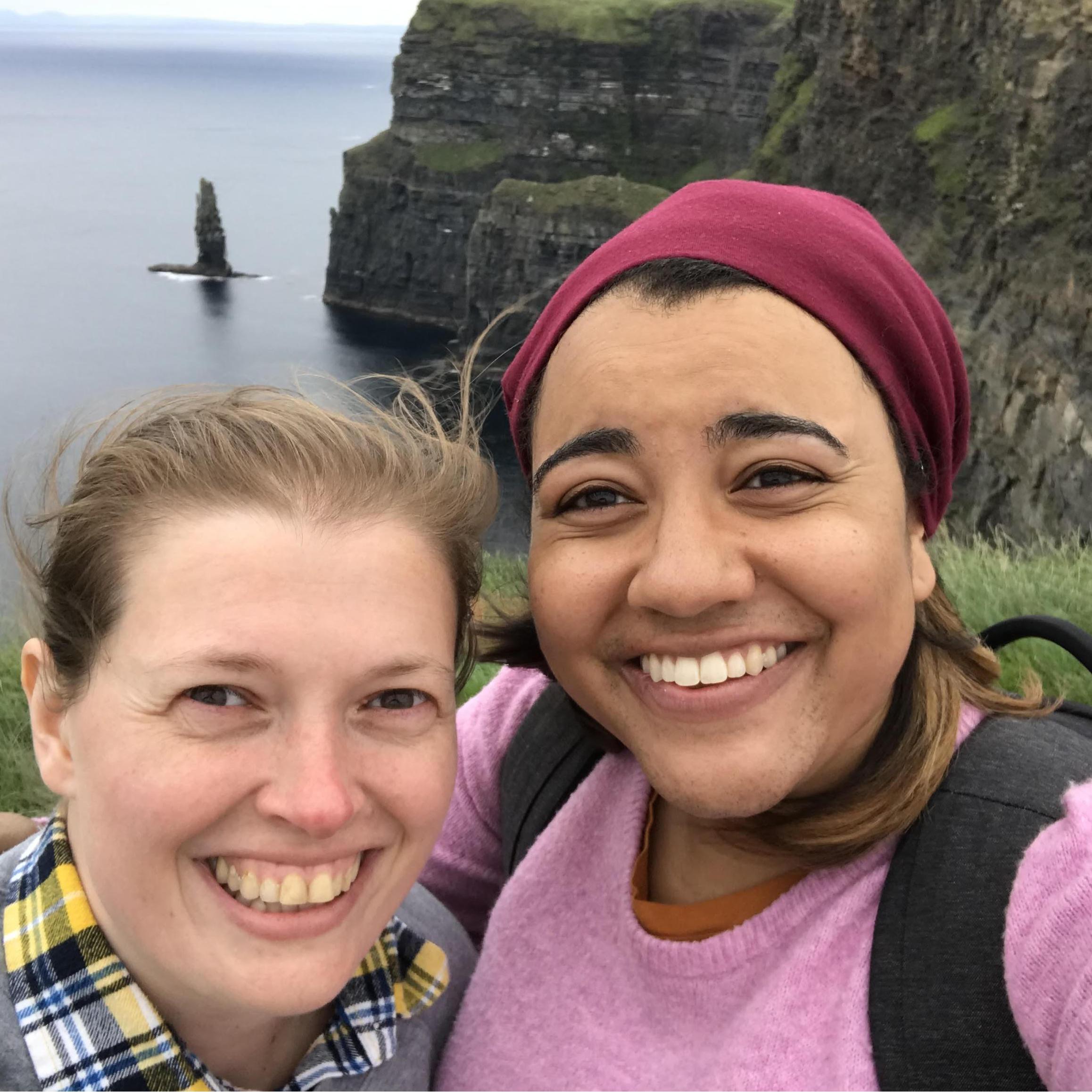 Camille and Megan took their first international trip to Ireland in 2019.