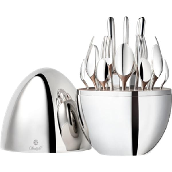 Christofle - Silver-Plated 24-Piece Flatware Set