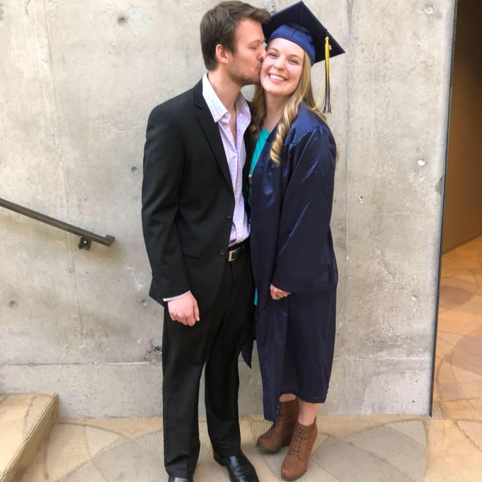 Hannah's nursing school graduation in 2018!