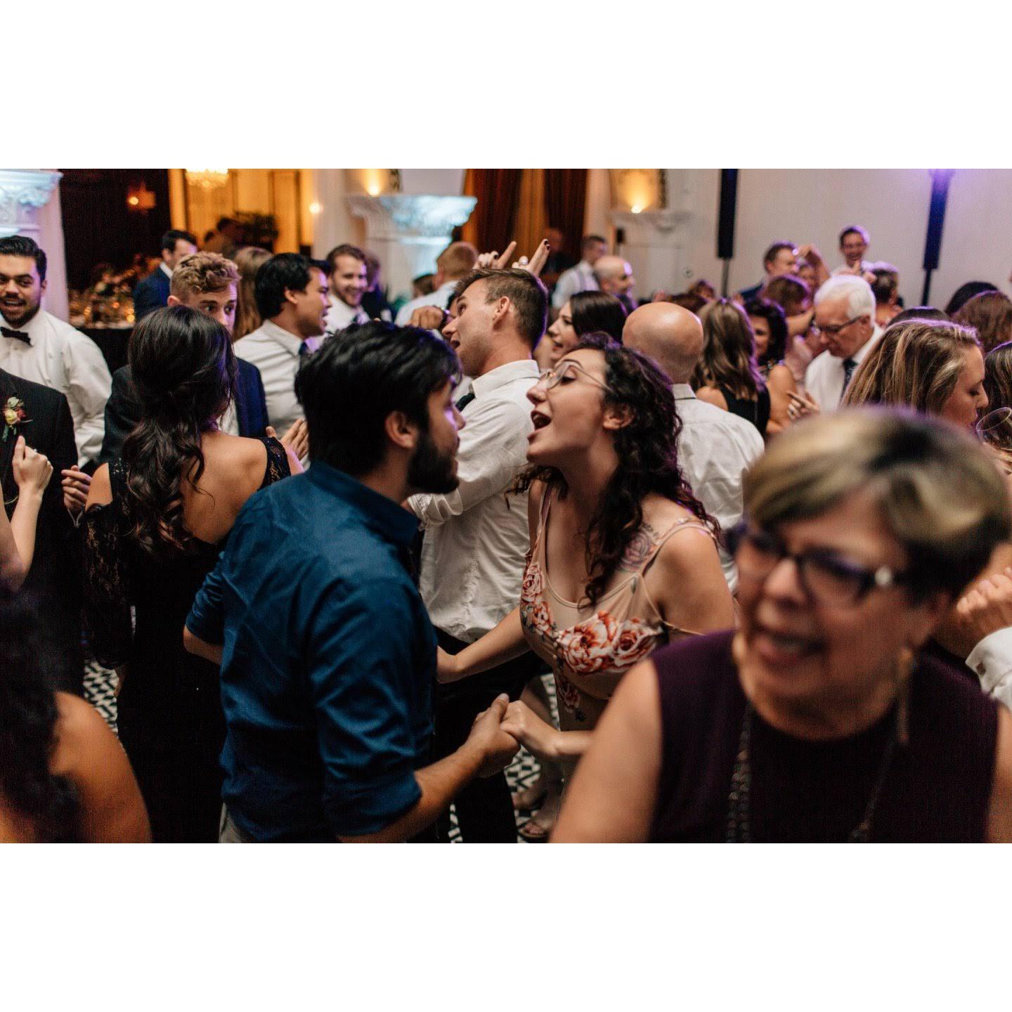 dancing at steven and kendra's wedding!