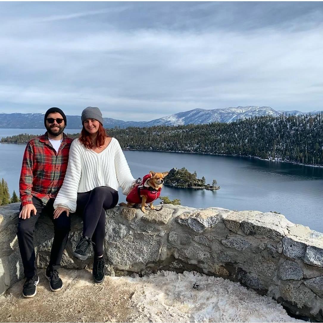 Circumnavigating Lake Tahoe with Andrew's parents.
January 2021