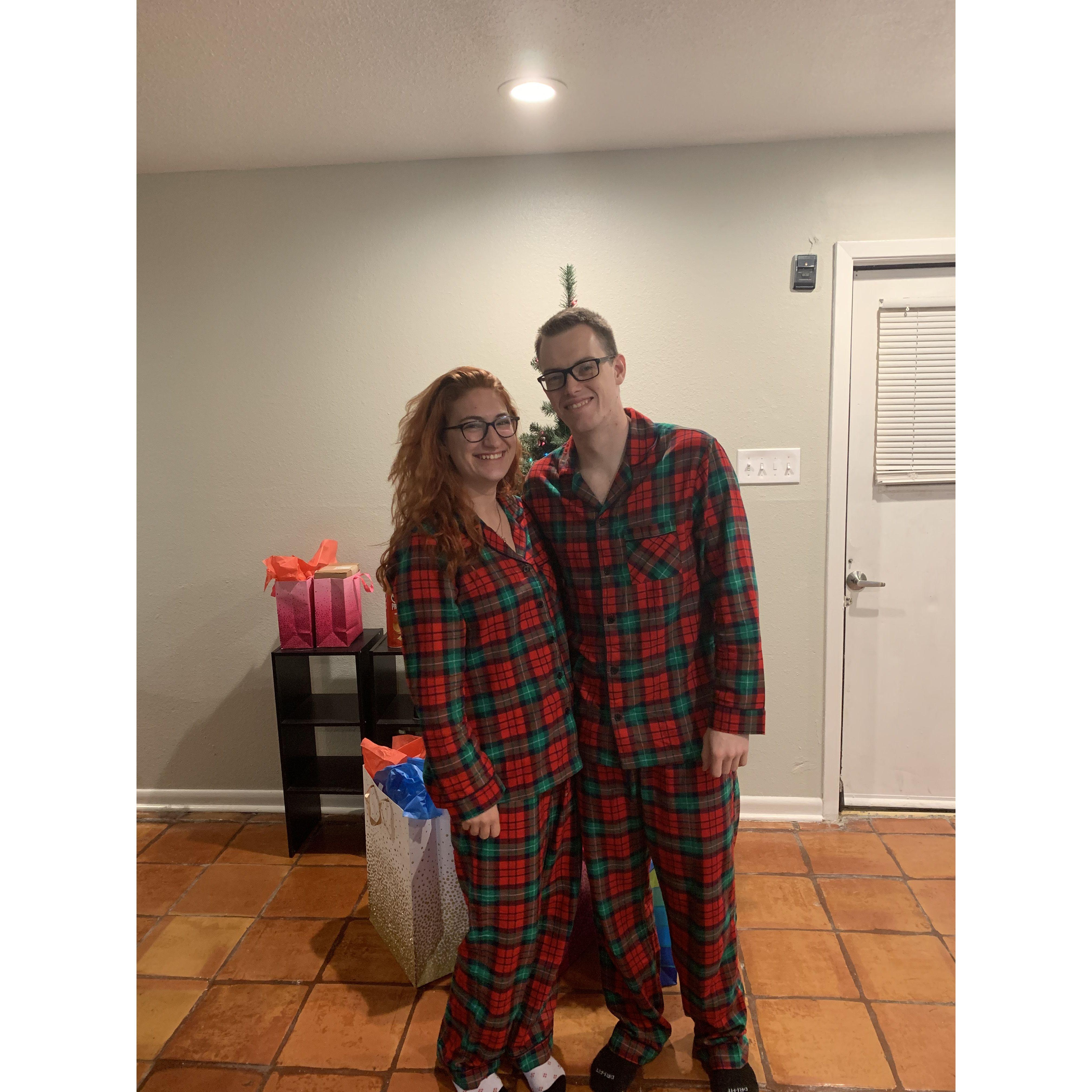 Our first Christmas together.