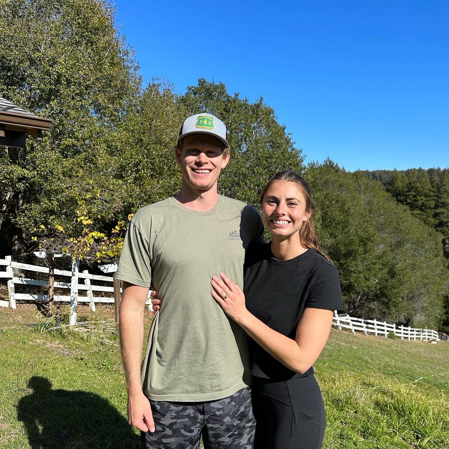 right after our engagement!