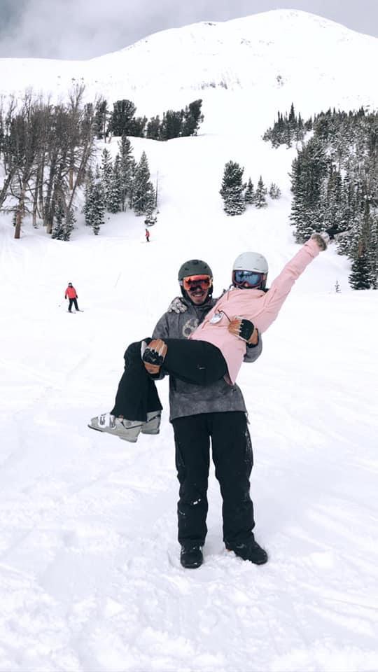 Skiing in Big Sky, Montana!
