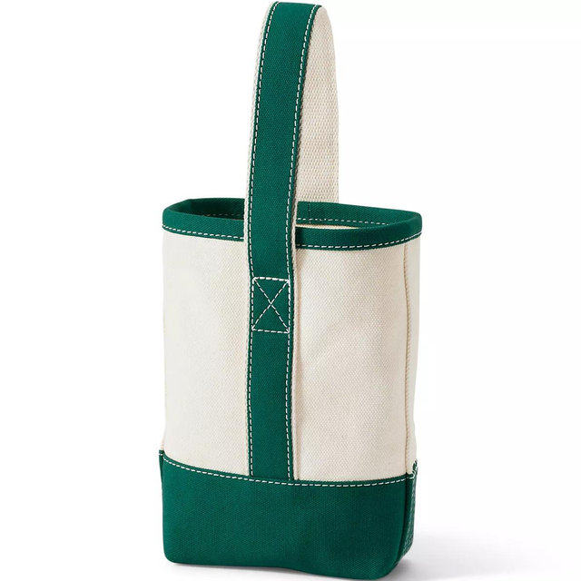 Canvas Wine Bottle Tote