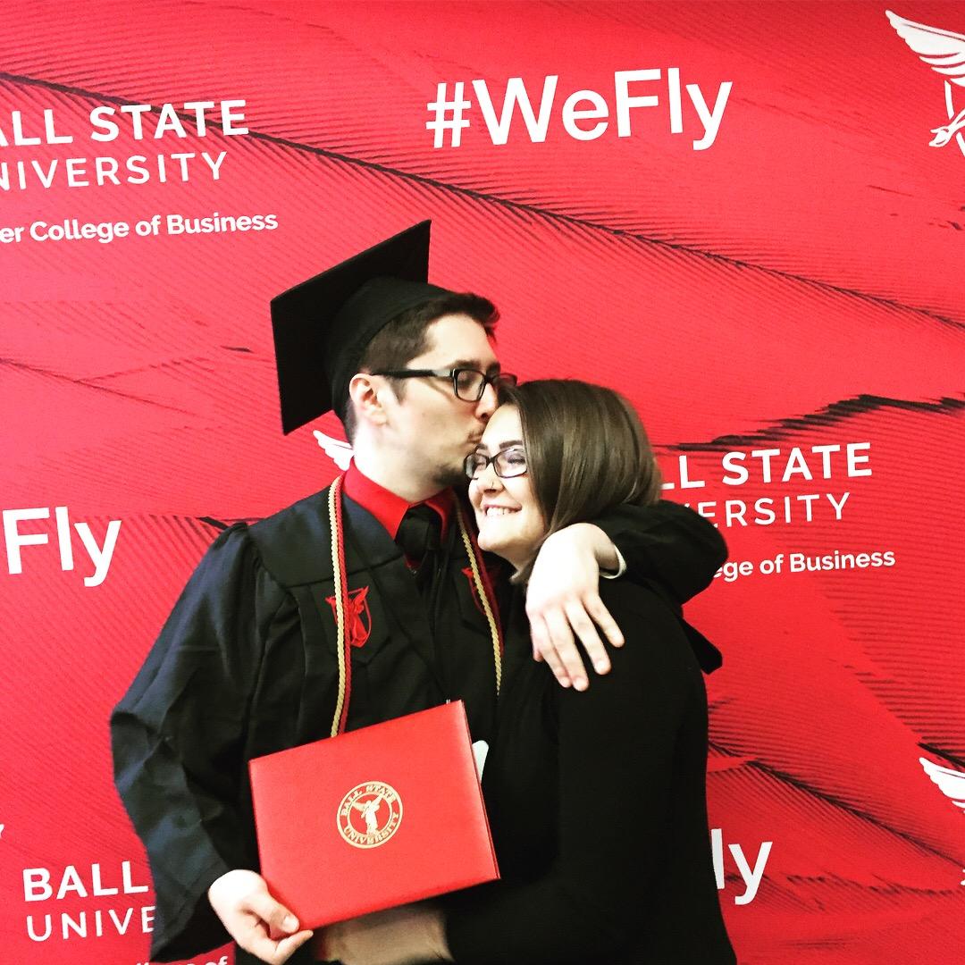 Together for Chase's graduation!