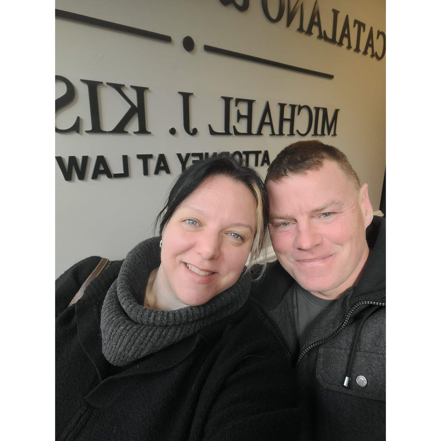 The day we signed papers for our home.