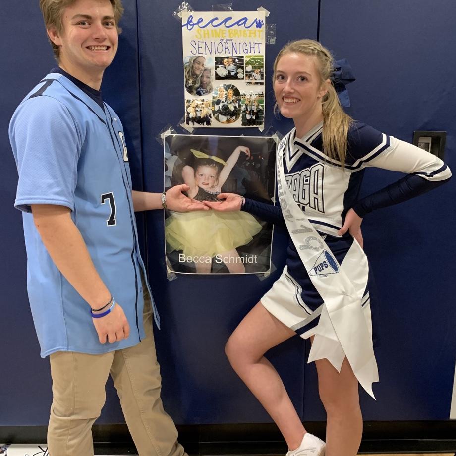 Celebrating Becca’s senior night!