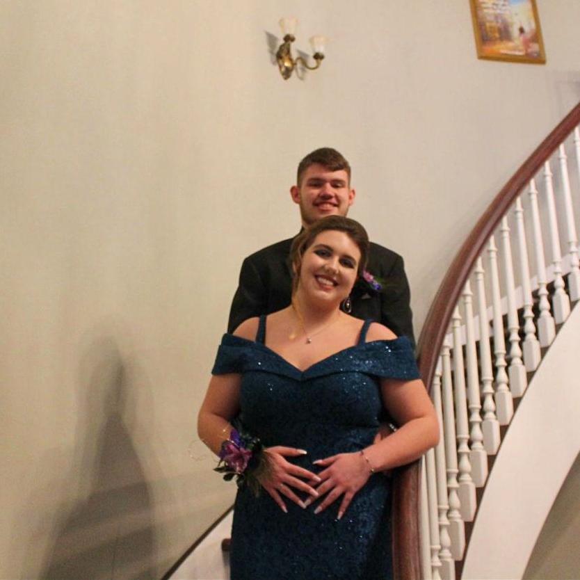 This was our very first picture together and also our first school dance. SAHS Winter Formal 2020.