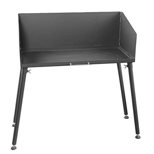 Stanbroil 30 Inch Camp Cooking Table with Legs Fits 2 Camp Dutch Ovens, Black