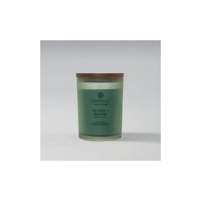 8.8oz Glass Jar Mind & Body Escape & Discover Candle - Chesapeake Bay Candle