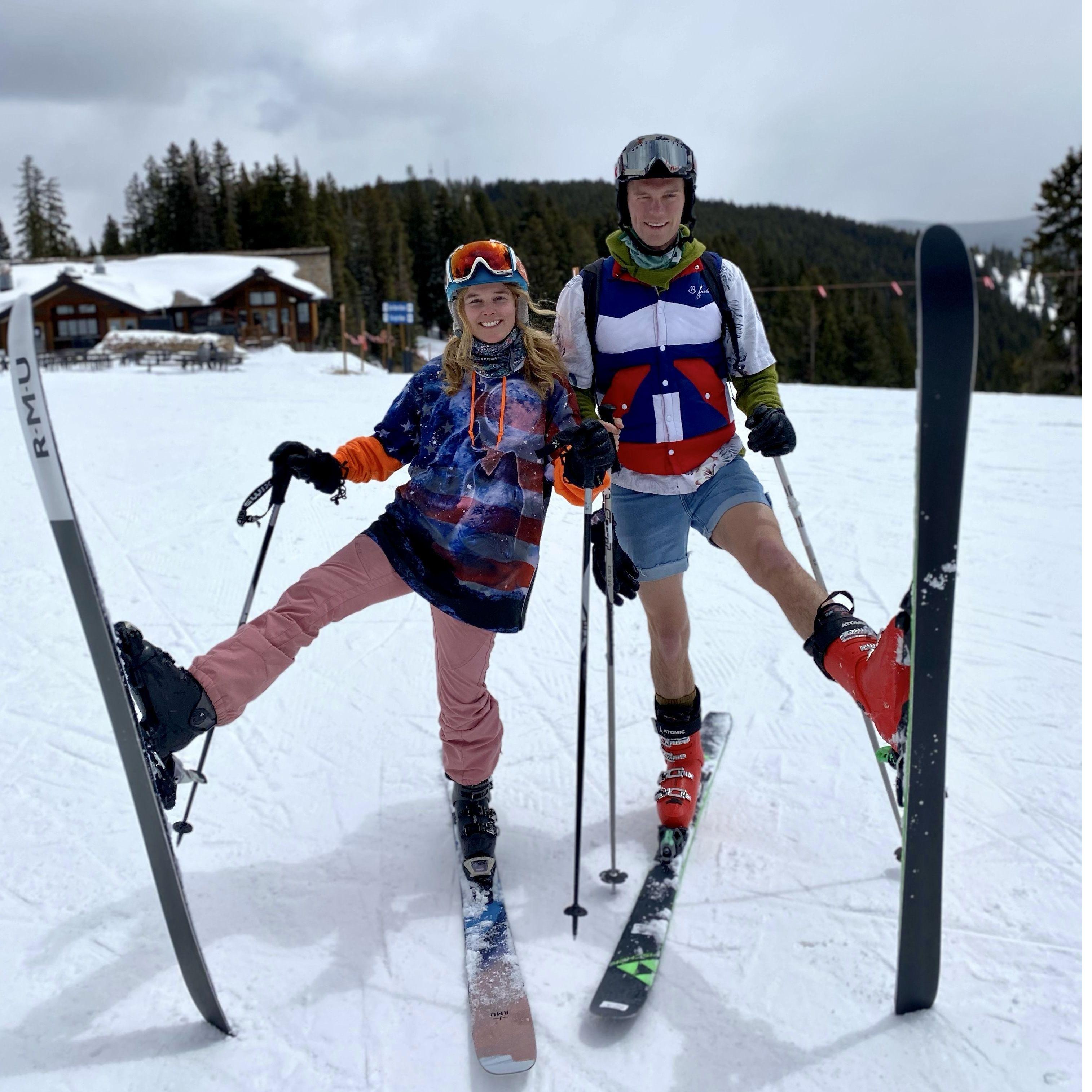 Skiing in Vail for Sarah’s 24th birthday when she lived in Colorado. “What I like about skiing is that it is the one sport I am better at than Freddie” - Sarah