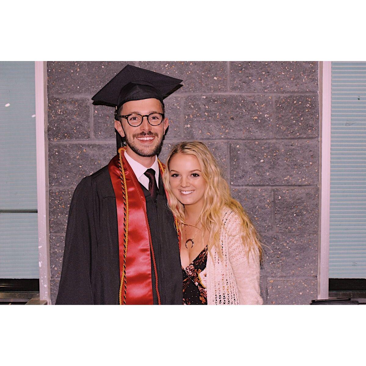 Colin's college graduation Spring 2019