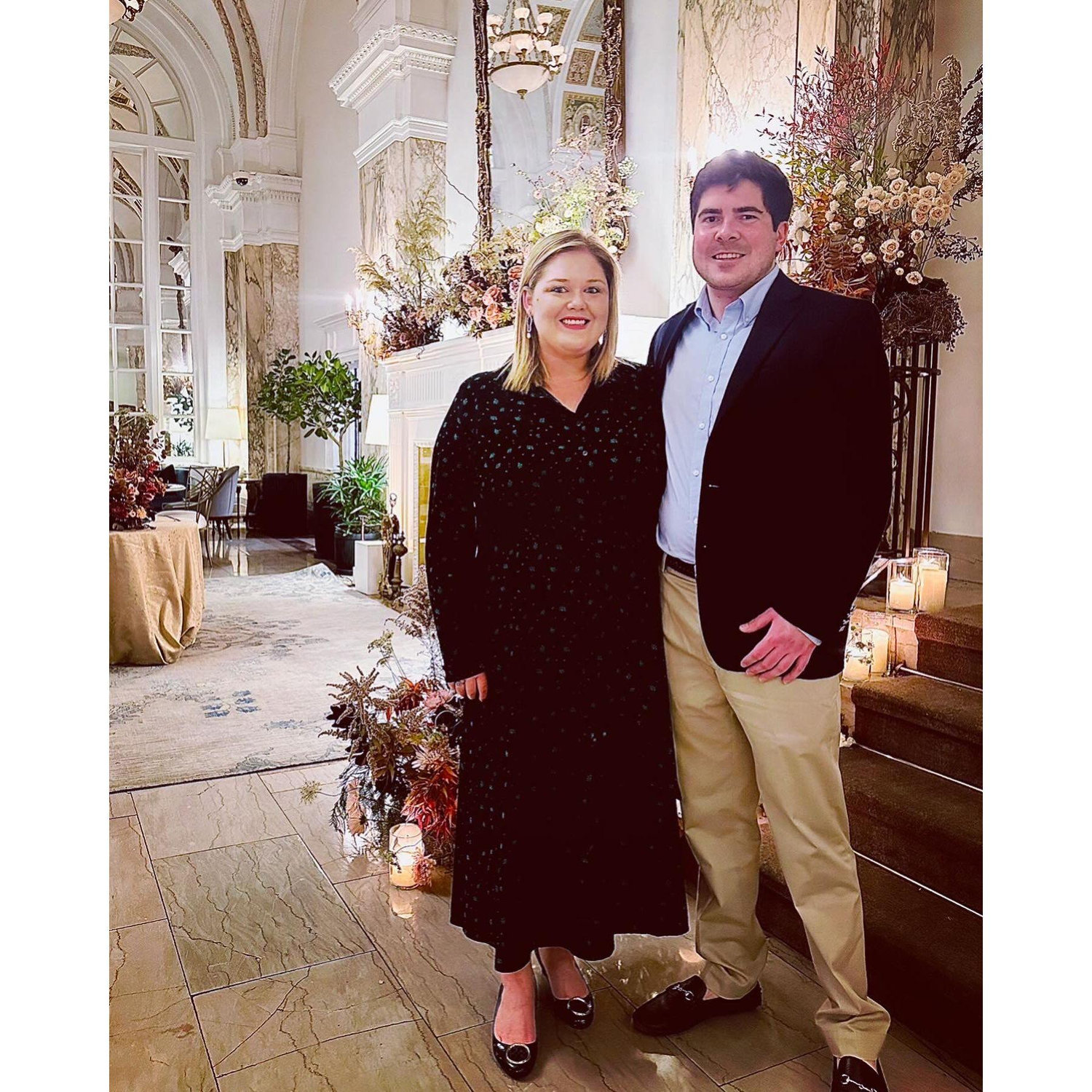 Alex's birthday dinner at the Hermitage in Nashville