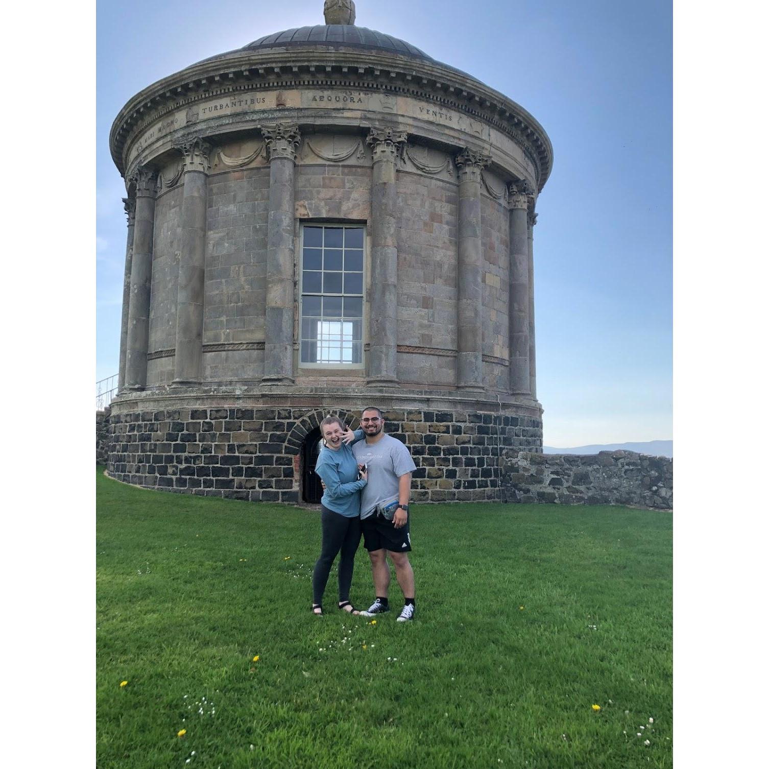 Mussenden Temple in Northern Ireland