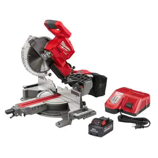 M18 Fuel 18-Volt 10 in. Lithium-Ion Brushless Cordless Dual Bevel Sliding Compound Miter Saw Kit with One 8.0 Ah Battery
