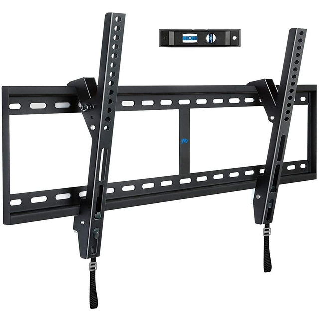 Mounting Dream Tilt TV Wall Mount Bracket for 42-84 Inch LED, LCD Flat Screen TVs, TV Mount up to VESA 800 mm and 132 LBS, One-Piece Wall Plate Easy for TV Centering on 16’’~32’’ Wood Studs MD2268-XL