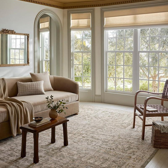 Loloi Magnolia Home by Joanna Gaines Pace Collection PAC-06 Forrest/Natural 5'-3" x 7'-6" Area Rug